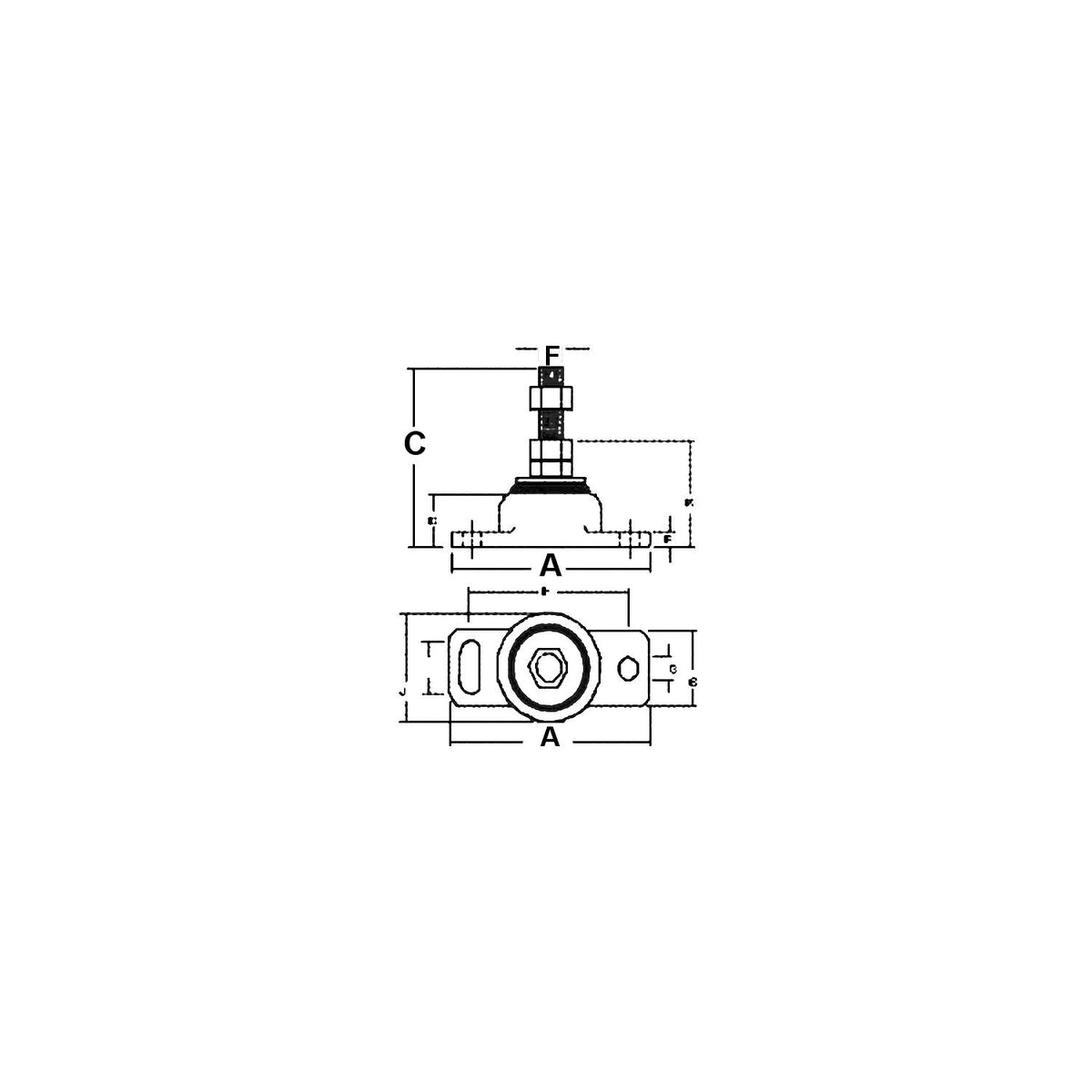 Rubber Engine Mount -Modern Boat Sales & Service