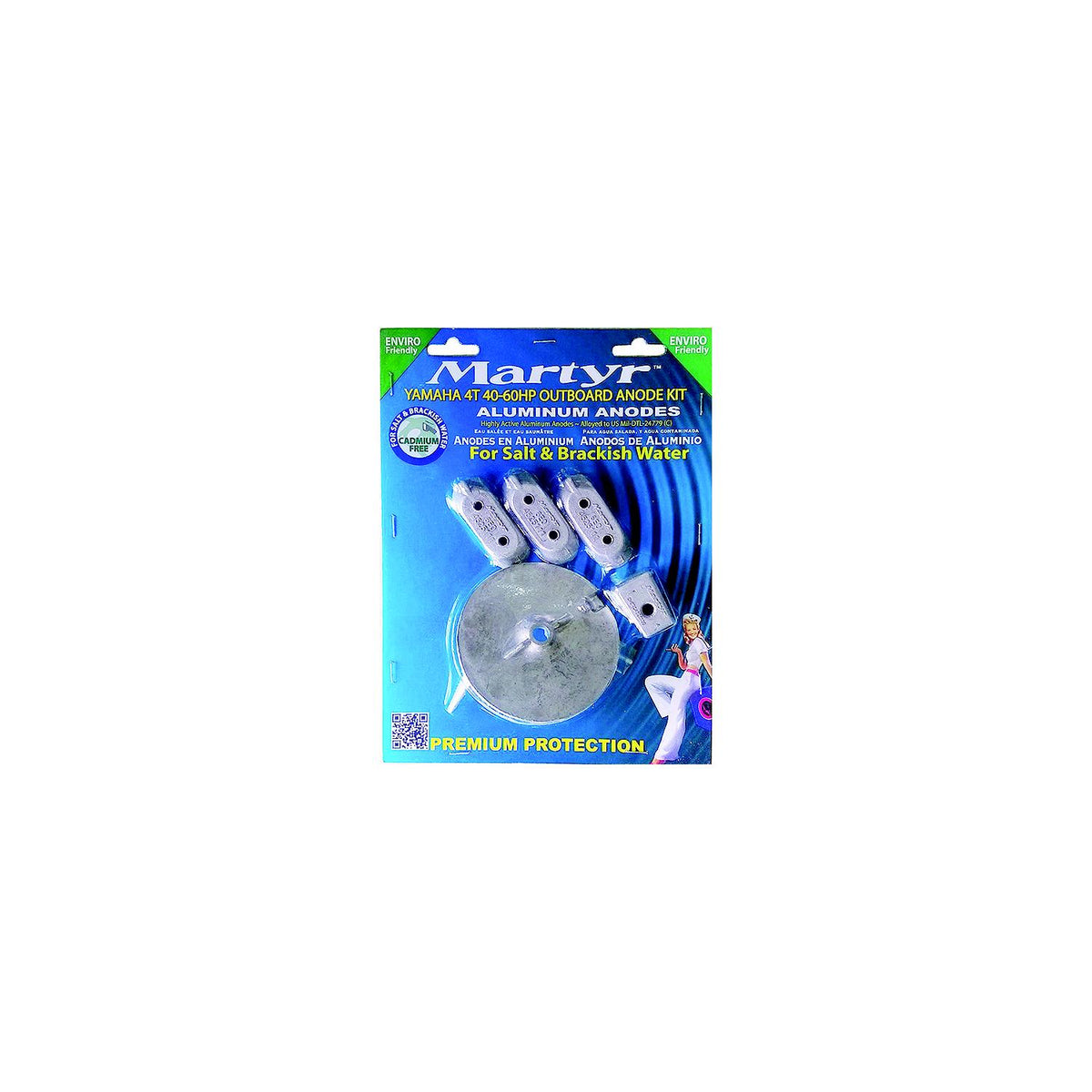 Martyr Anode Kit For Yamaha 40-60 HP Outboards, Zinc -Modern Boat Sales & Service