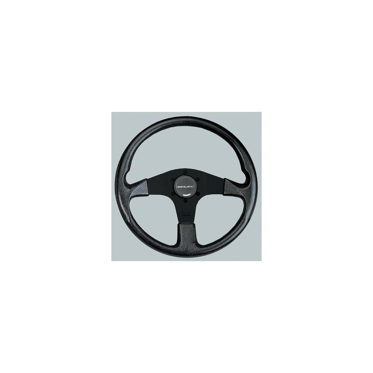 Uflex Corse Steering Wheel, Black PVC Grip w/Black Spokes -Modern Boat Sales & Service