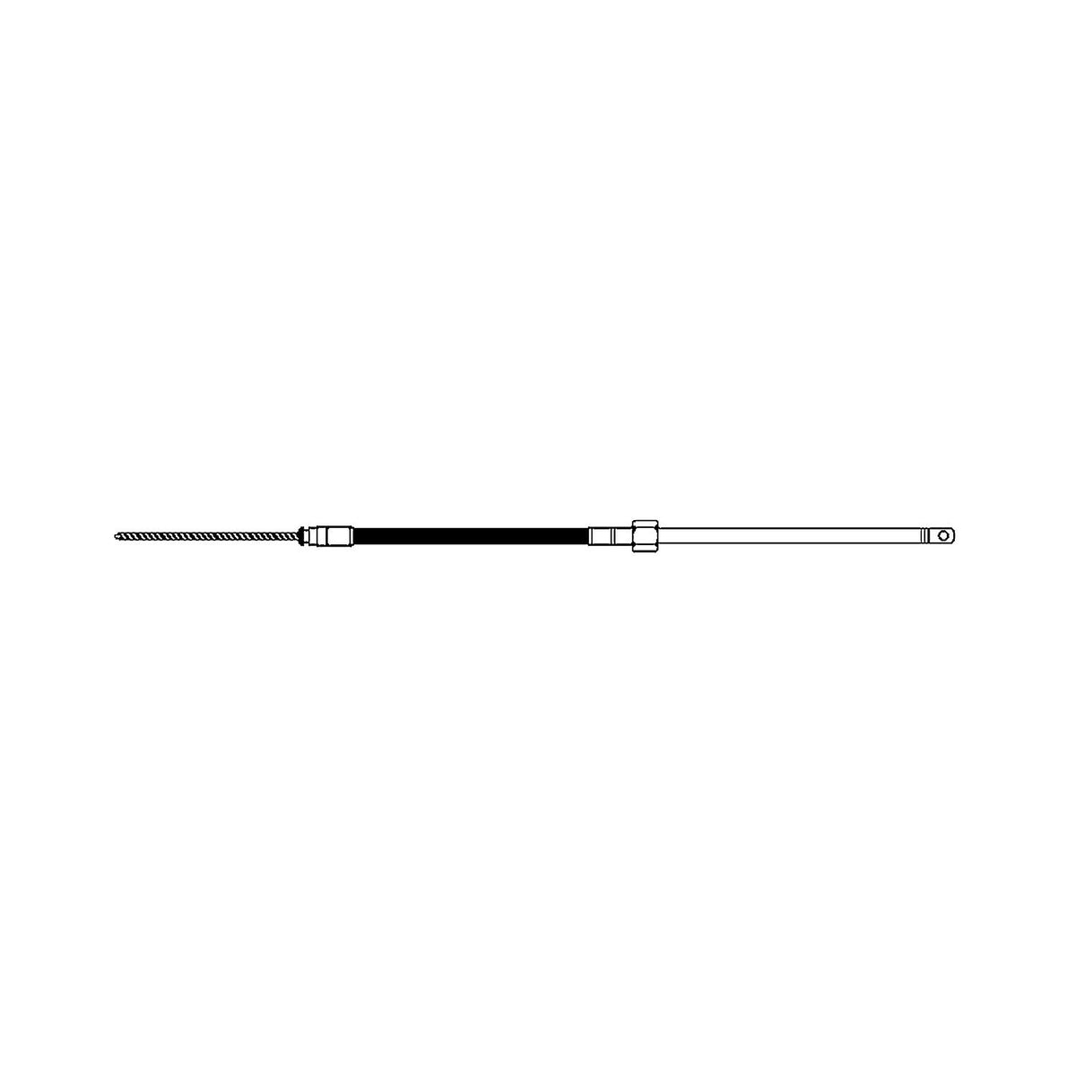 UFLEX M66 Universal QC Rotary Steering Cable (Replaces UFLEX, Morse Command 290 or Teleflex SSC62), 19' -Modern Boat Sales & Service
