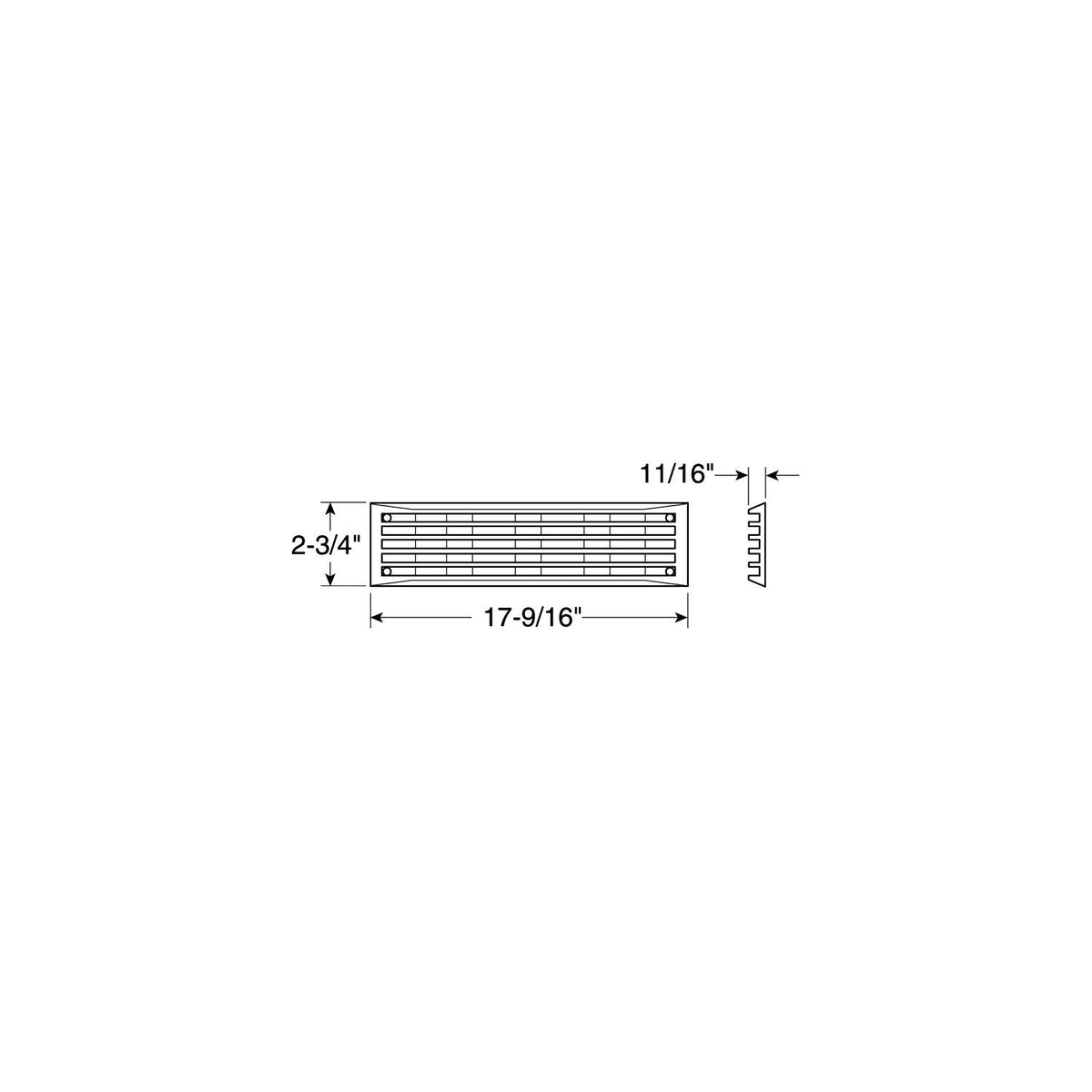 Louver Vent Venturi/White/Bulk -Modern Boat Sales & Service