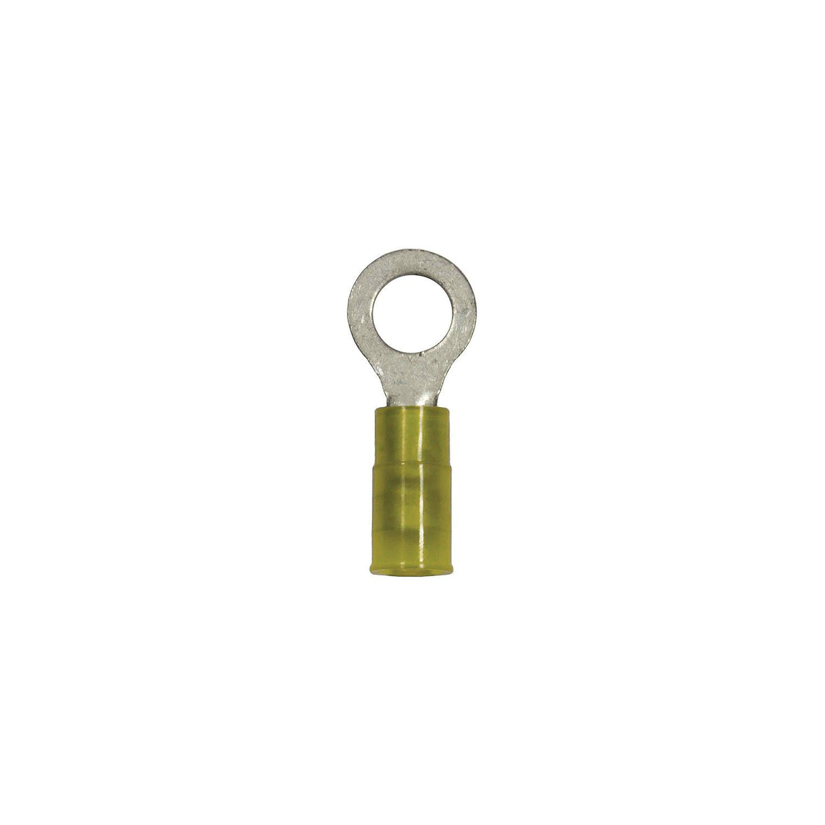 Battery Doctor Yellow Nylon Insulated Ring Terminal, 12-10 AWG, 5/Pk. -Modern Boat Sales & Service