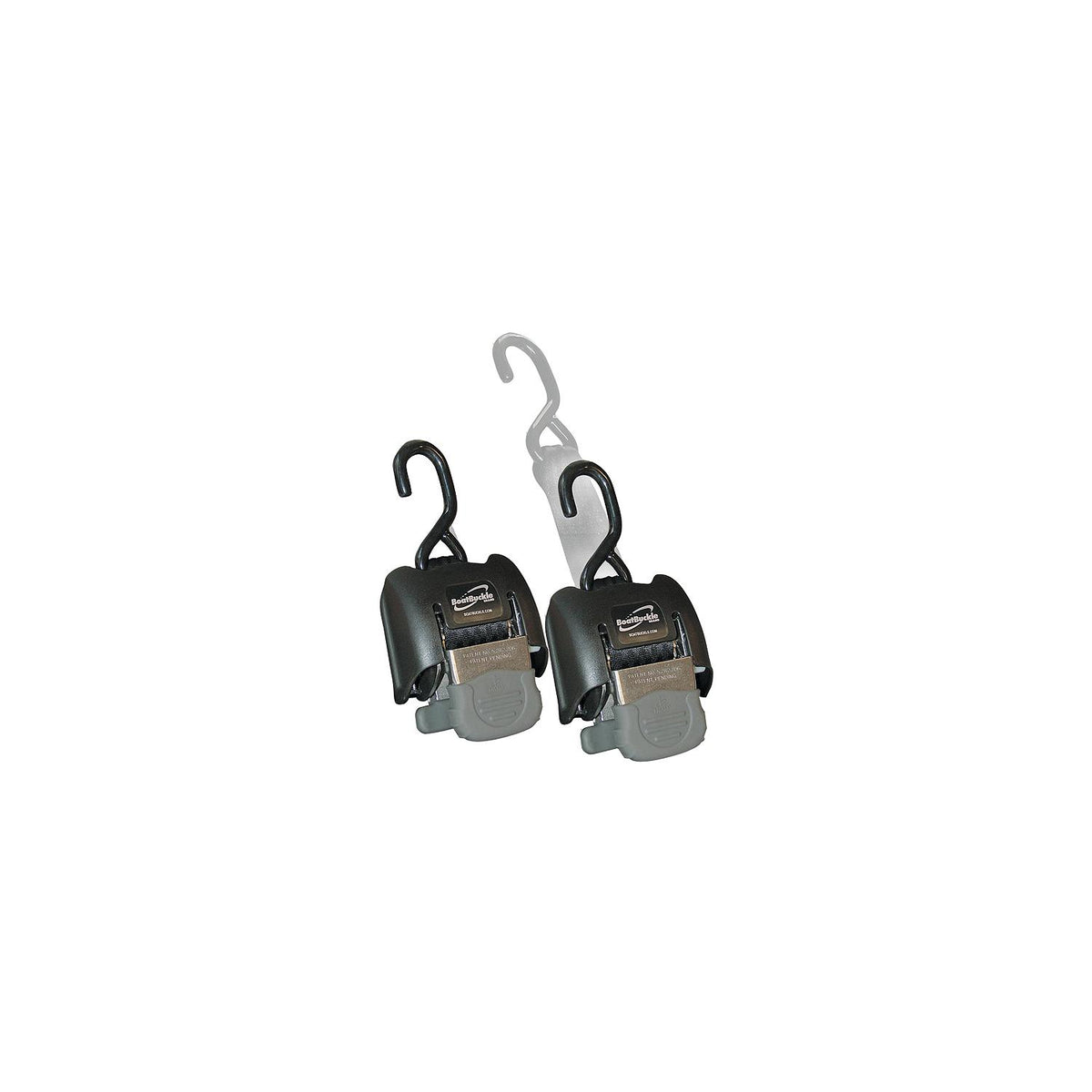 BoatBuckle G2 Retractable Transom Tie-Downs Stainless Steel Up to 43" (2 Per Pack) -Modern Boat Sales & Service