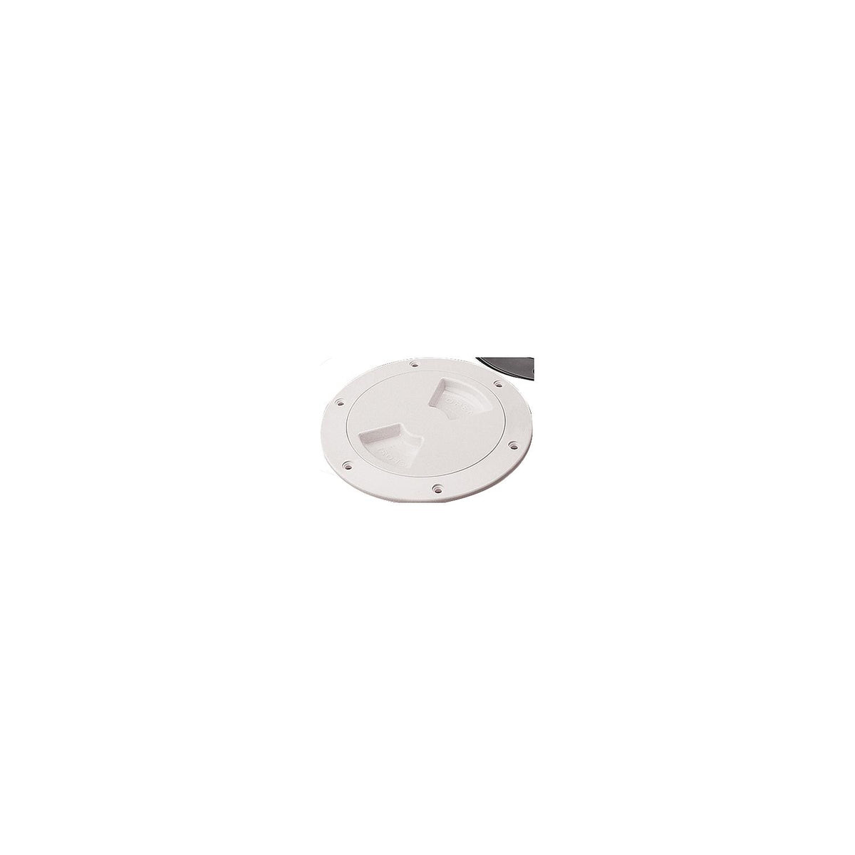 Seadog 3361401, Smooth Finish Quarter-Turn Deck Plate,White,, A:4-1/2" , B:6-1/8", C:4-1/2", D:5-3/8 -Modern Boat Sales & Service
