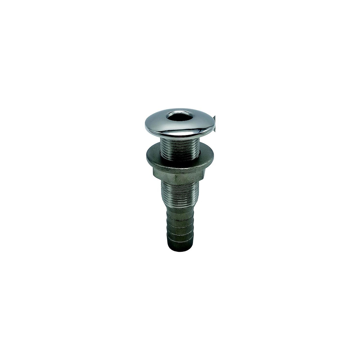 S/S Thru-Hull 1-1/8" w/Hose End -Modern Boat Sales & Service
