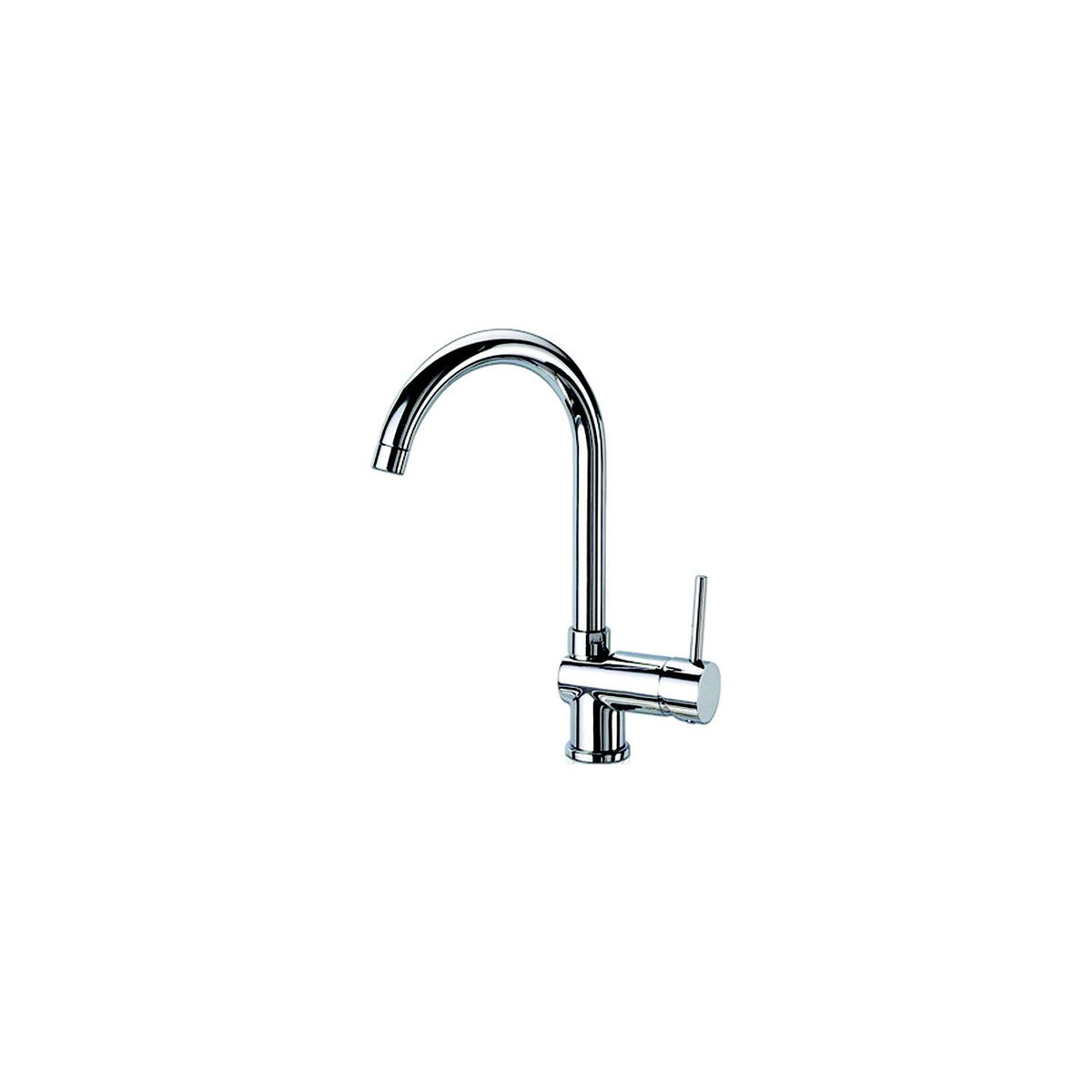 Scandvik 70104 Chrome Plated Brass Nordic J-Spout Galley Mixer Faucet -Modern Boat Sales & Service