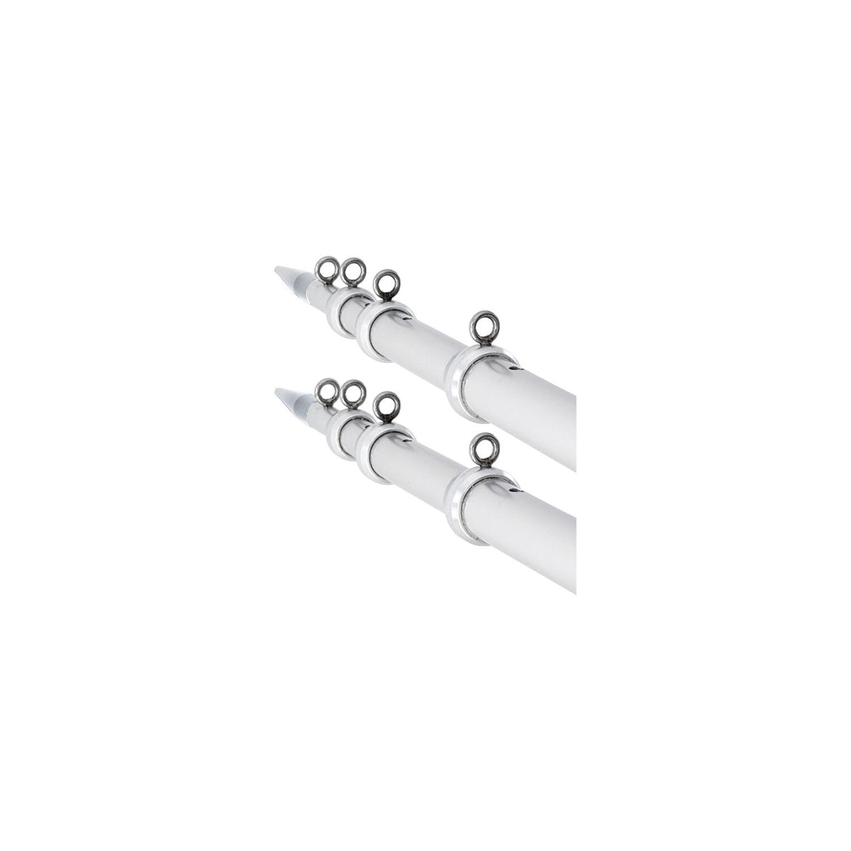 Tigress 88923 XD Telescoping Aluminum Outriggers, 15' x 1-1/8", Silver, 1 pr. -Modern Boat Sales & Service