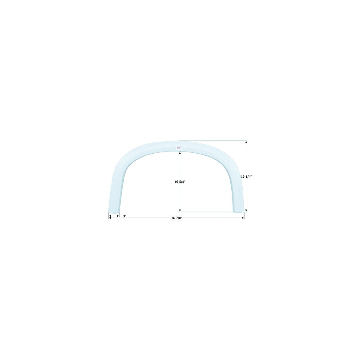 Icon 12038 Fender Skirt – Single Four Winds FS2038, Polar White -Modern Boat Sales & Service