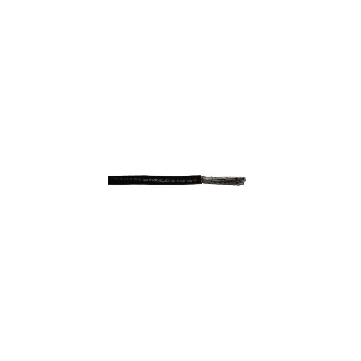 Cobra Wire A2002T07100FT Tinned Copper Battery Cable, 2 AWG, 100', Black -Modern Boat Sales & Service