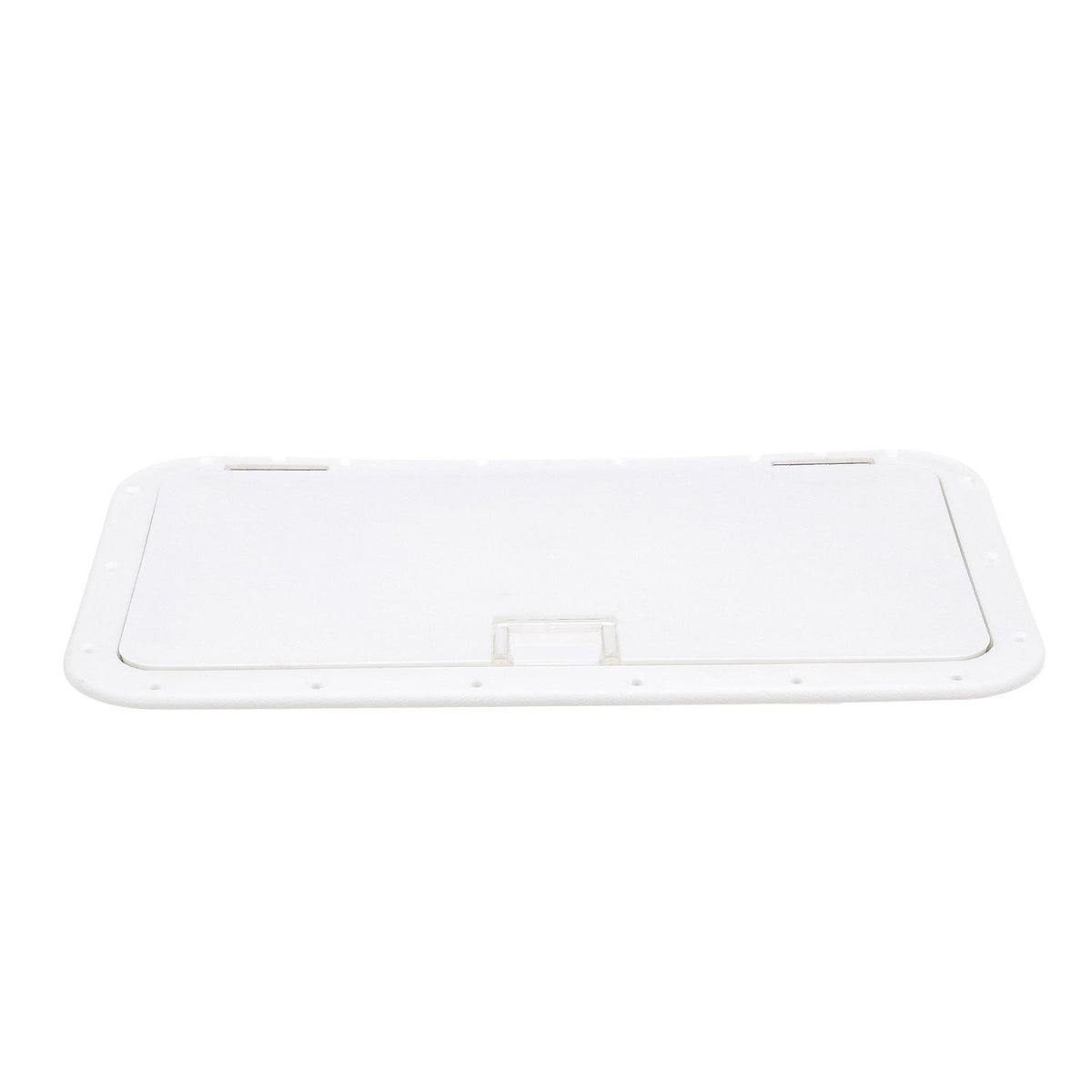 Seachoice Handle Hatch, Arctic White, 10 in. X 20 in., Stainless Steel Hinge -Modern Boat Sales & Service