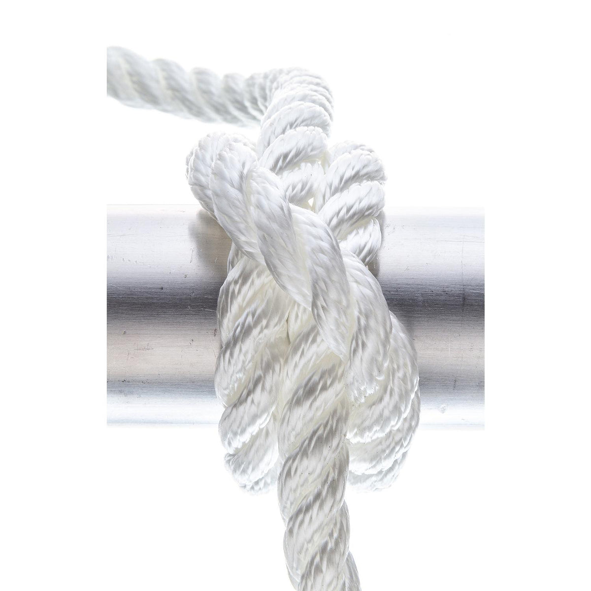 Seachoice High Quality Dock Rope for Boating - 3-Strand Twisted Nylon Dock Line, ½-Inch x 25 Feet, White -Modern Boat Sales & Service