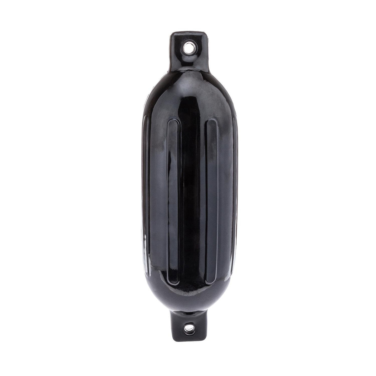 Seachoice Twin Eye Ribbed Boat Fender, Black, 6-1/2 In. X 23 In. -Modern Boat Sales & Service