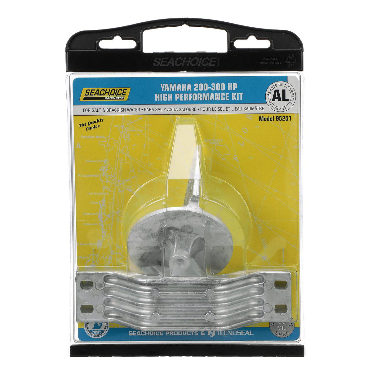 Seachoice Anode Kit, Yamaha 200-300hp, Aluminum, Cadmium-Free, Environmentally Friendly -Modern Boat Sales & Service