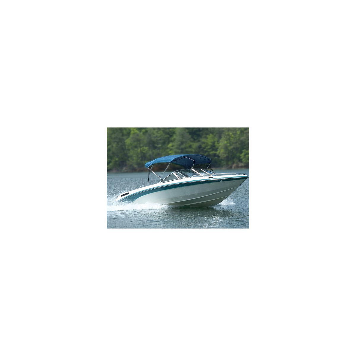 Carver 404A04 3 Bow 79- 84" Pacific Blue Canvas -Modern Boat Sales & Service