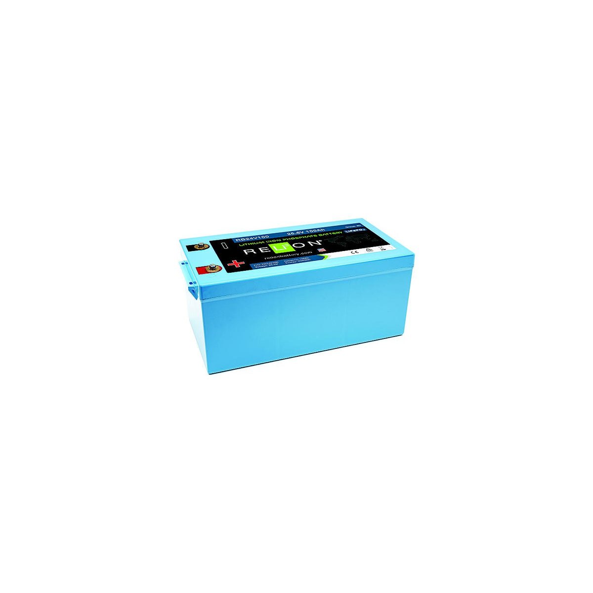 RELiON RB24V100 LiFePO4 Lithium Iron Phosphate 24V Battery, Group 24 -Modern Boat Sales & Service