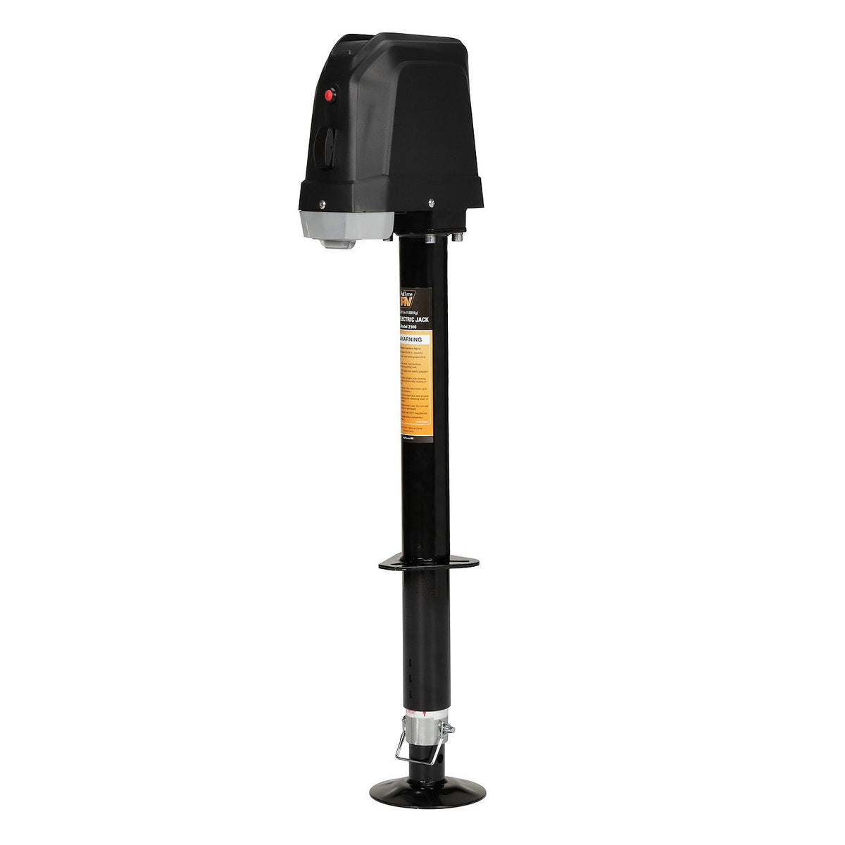 FulTyme RV 2100 Electric Trailer Jack, 3,500 Lb. Load Capacity, 12V Operation w/ Manual Override -Modern Boat Sales & Service