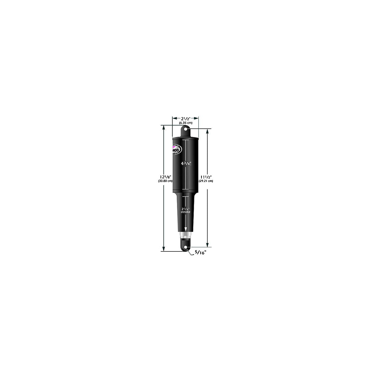 12V Replacement Actuator - 101 Standard Series Default Title -Modern Boat Sales & Service