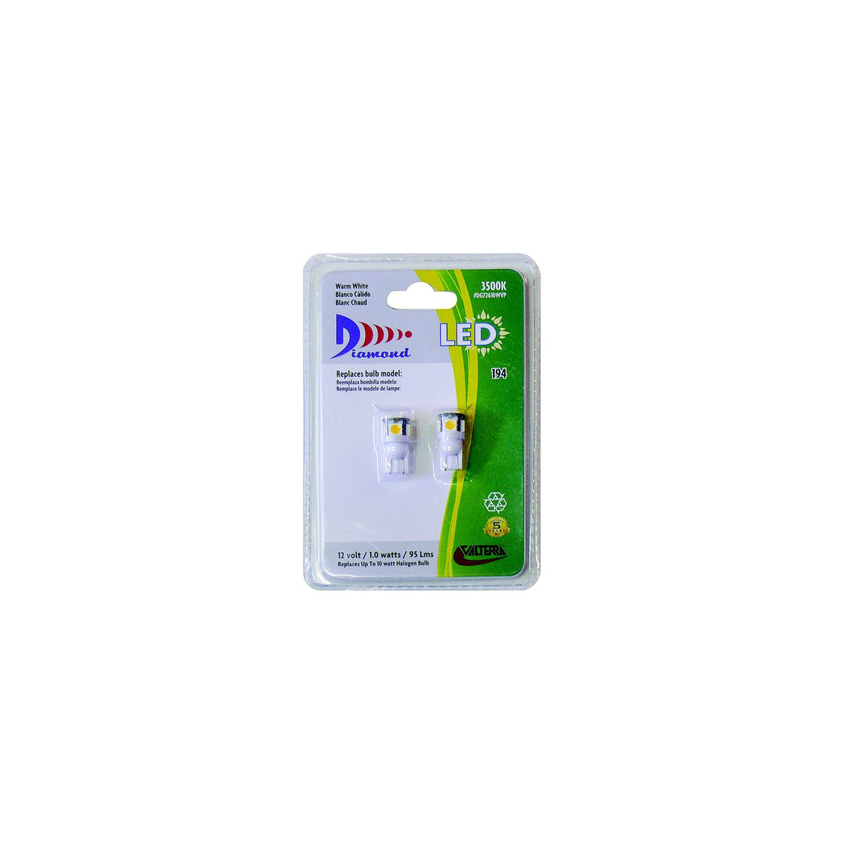 Diamond Group DG72610WVP 194 Replacement LED Bulb, Soft -Modern Boat Sales & Service