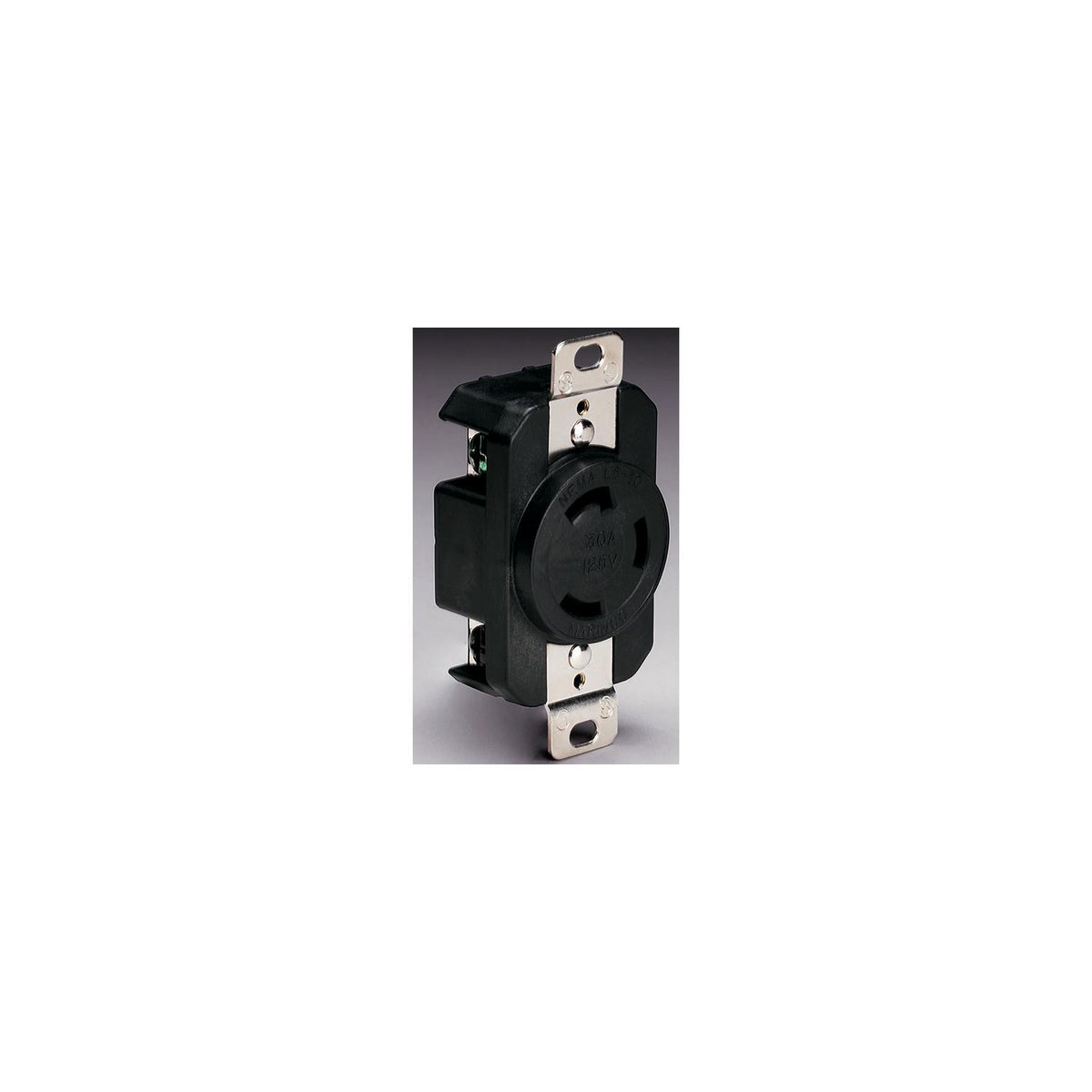 Marinco 3-Wire 30 Amp/125V Locking Charging/Trolling System Receptacle -Modern Boat Sales & Service