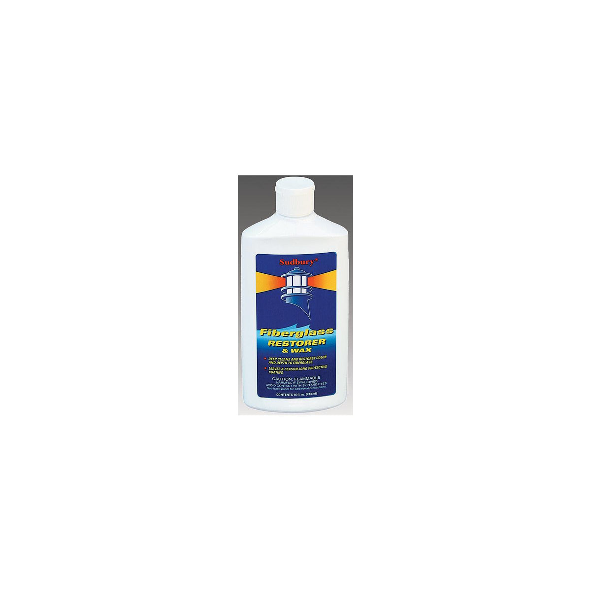 One Step Fiberglass Restorer & Wax, Liquid, 12 oz. -Modern Boat Sales & Service