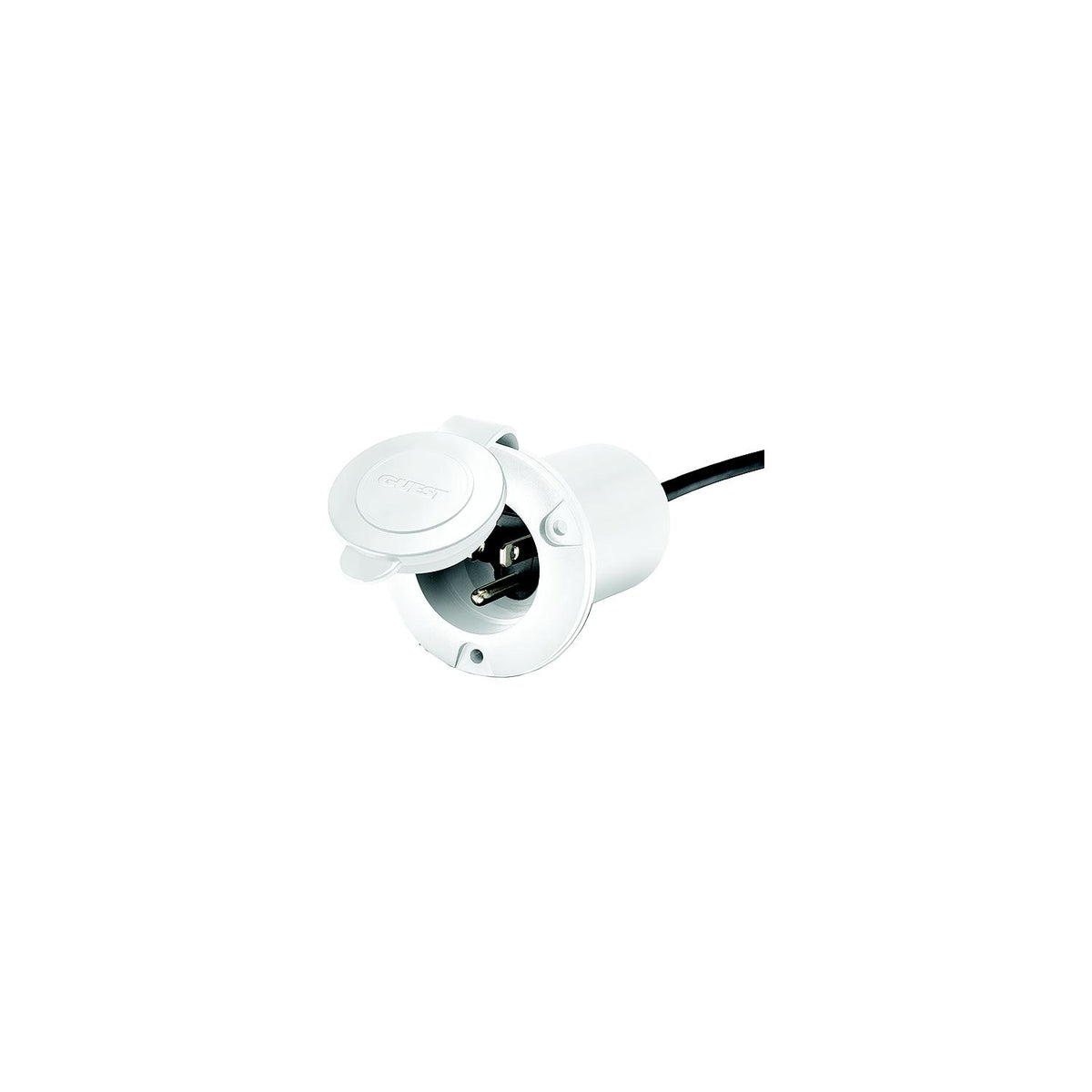 Guest 150PHW Universal AC Plug Holder, White -Modern Boat Sales & Service