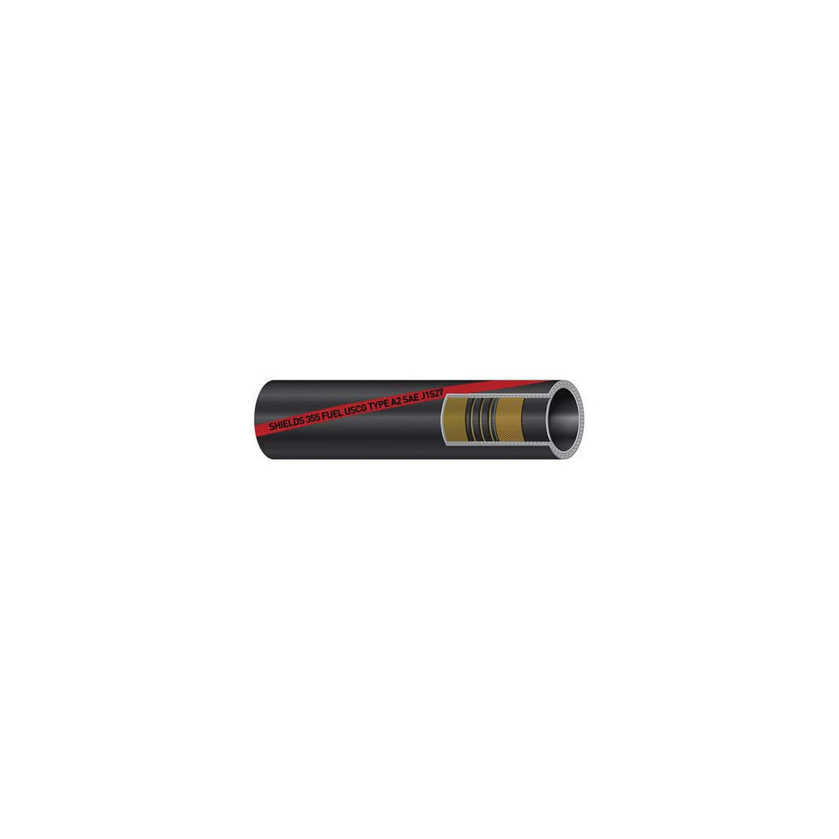 Shields Marine Type A2 Series 355 Fuel Fill Hose | 1.5" ID & 1-57/64" OD -Modern Boat Sales & Service