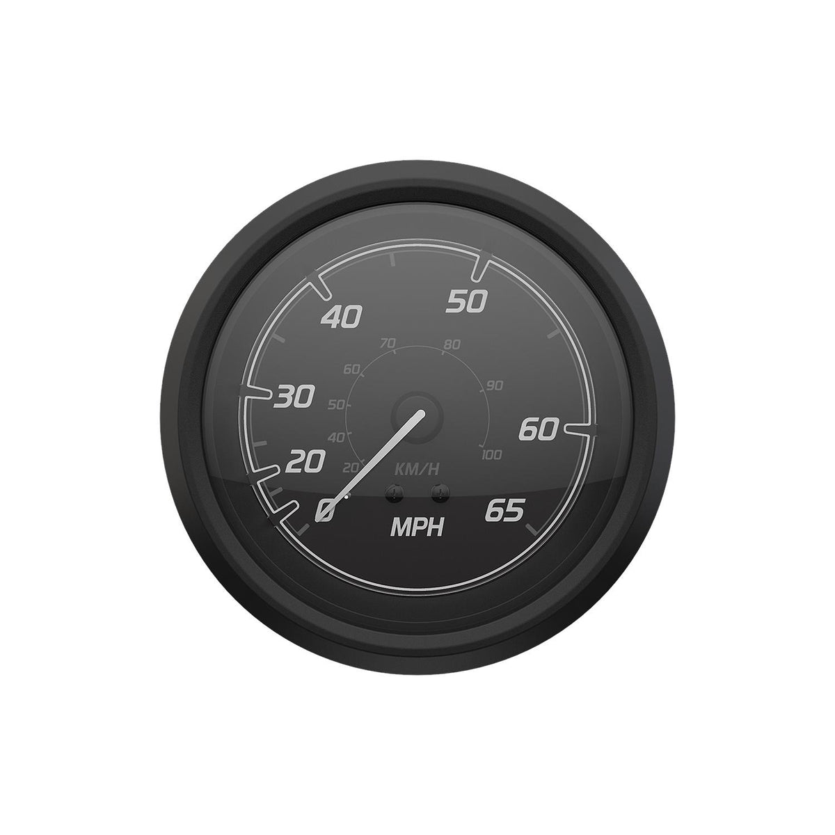 Quicksilver 8M6020100 Speedometer (65mph), Black/Matte Black -Modern Boat Sales & Service