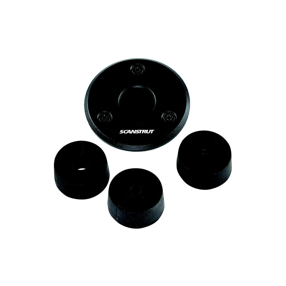 Scanstrut DSLP30BLK Low Profile Cable Seal, Black anodized aluminum, fits 9-14mm cable -Modern Boat Sales & Service