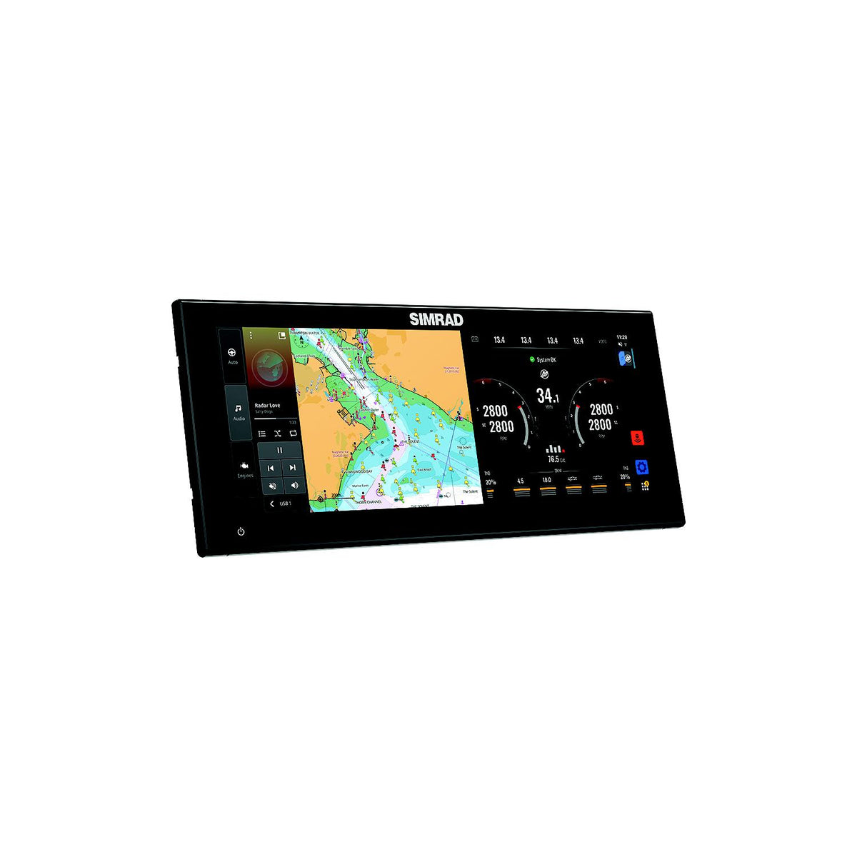 Simard 00016216001 NSXâ„¢ Ultrawide Smart Chartplotter & Fishfinder, NSX 3012UW w/Active Imaging 3-in-1, 12" -Modern Boat Sales & Service