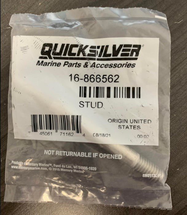 * 866562 Mercury Marine Quicksilver STUD 4.75''/ Drawer #323 -Modern Boat Sales & Service