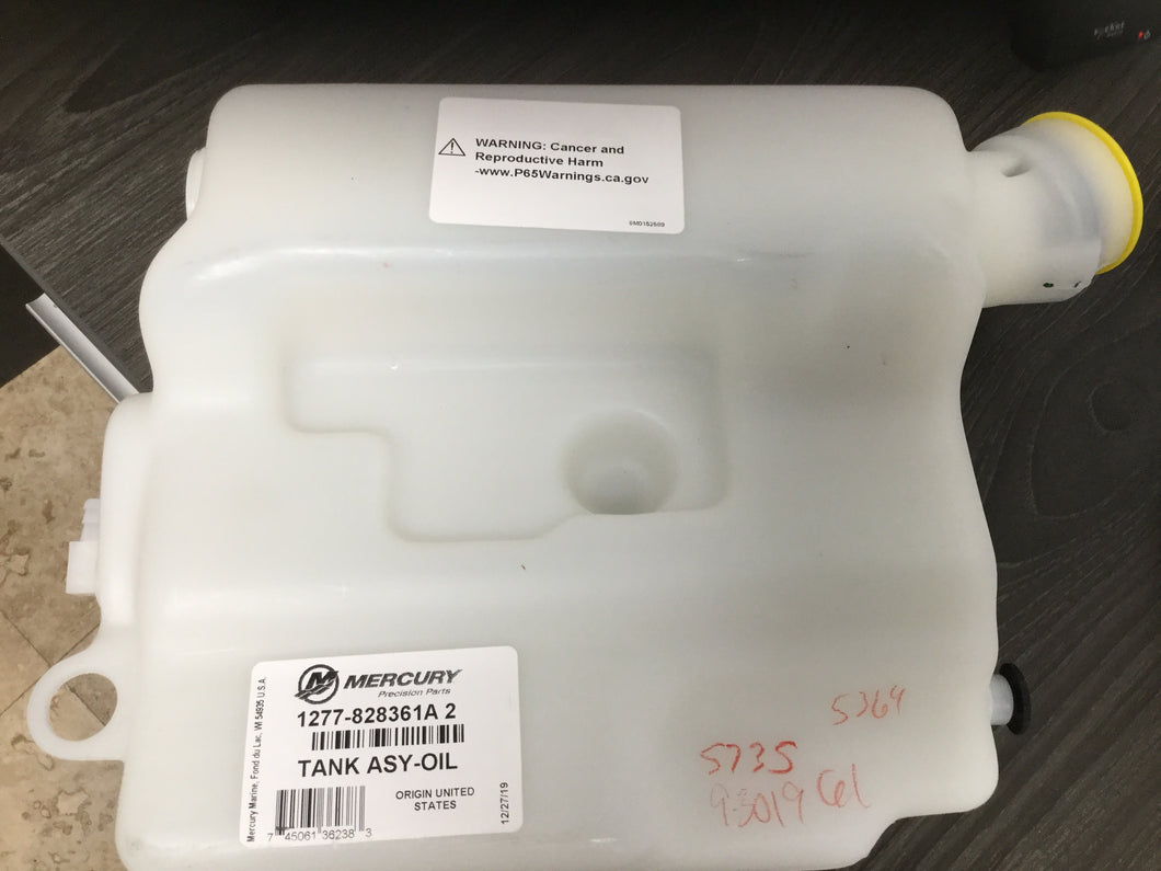 828361A2 Mercury Marine Oil Tank Assembly SS 8M0219216/110UT