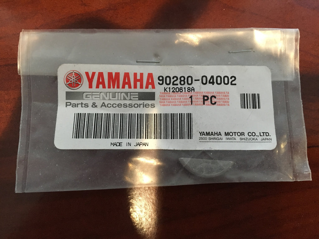 Yamaha 9028004002 Woodruff Key/YAMAHA CLEAR BIN 315D Modern Boat