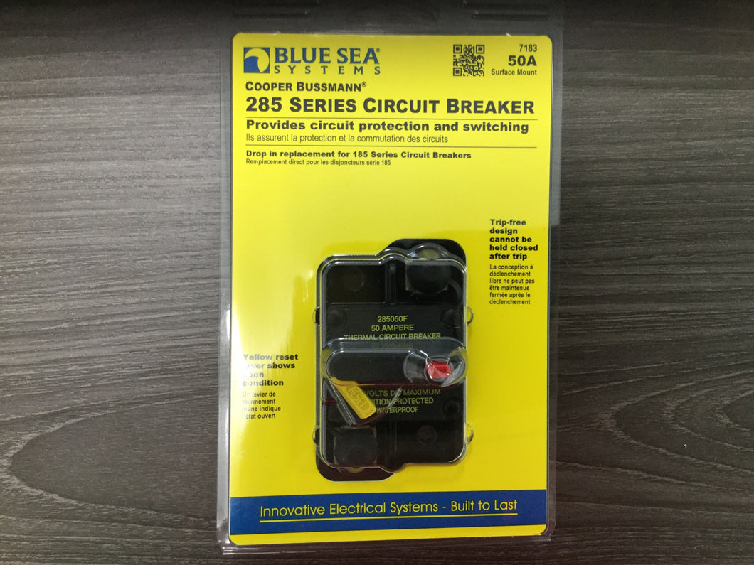 7183 285 series circuit breaker 50A - SEACHOICE 11483/F2