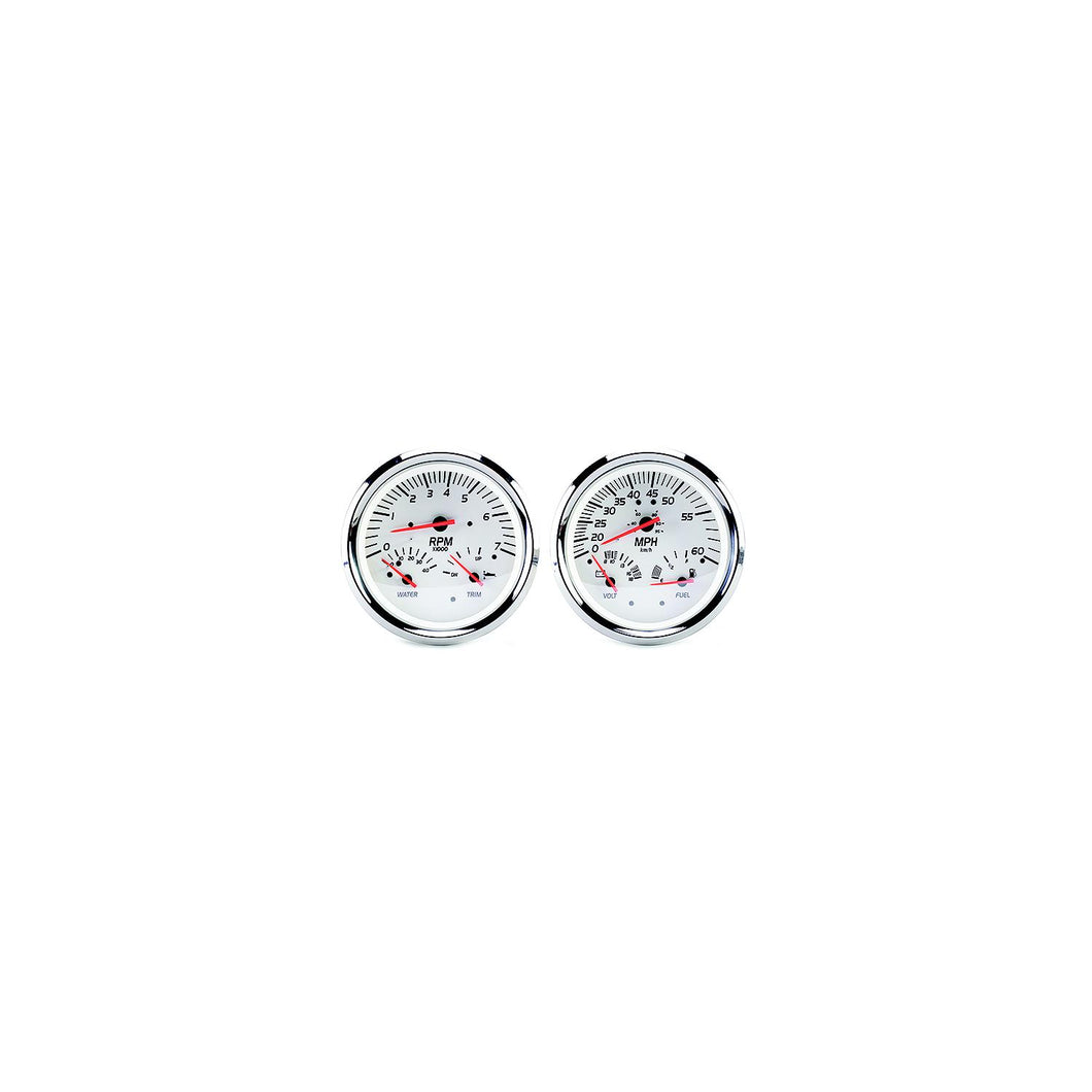 Sierra 21000P White Series Multi-Function Gauge Kit, Mercury / Yamaha -Modern Boat Sales & Service