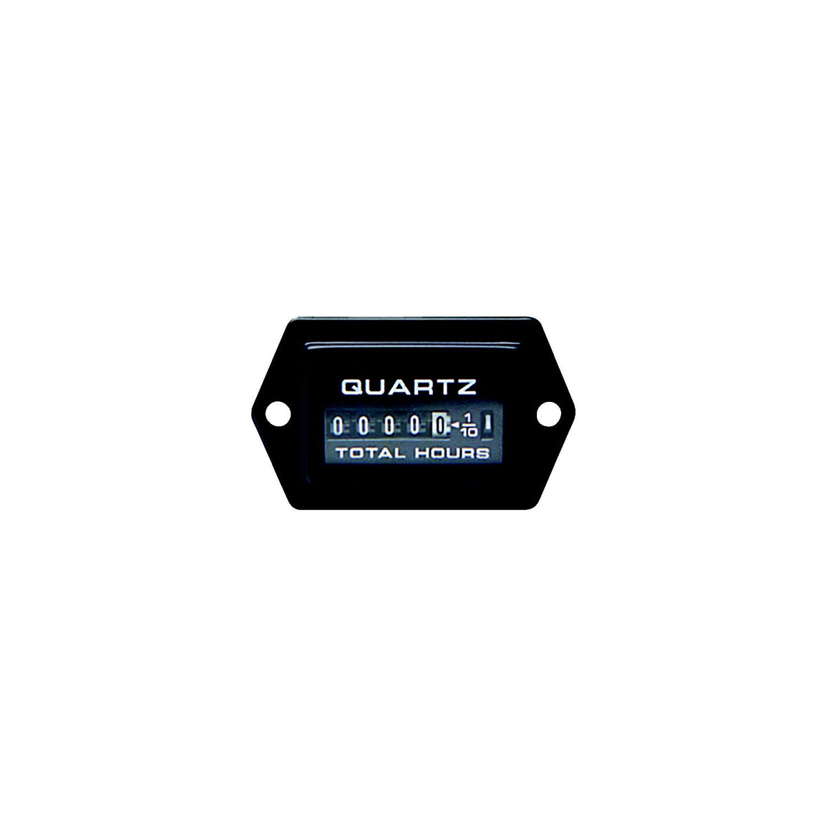 Sierra 56967P Rectangular 2.1" x 1.2" Black Universal Hourmeter Gauge -Modern Boat Sales & Service