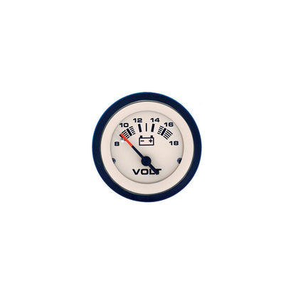 Sierra 59708P Sahara Series 2" Black & Tan 12V 8-18 VDC Voltmeter Gauge -Modern Boat Sales & Service