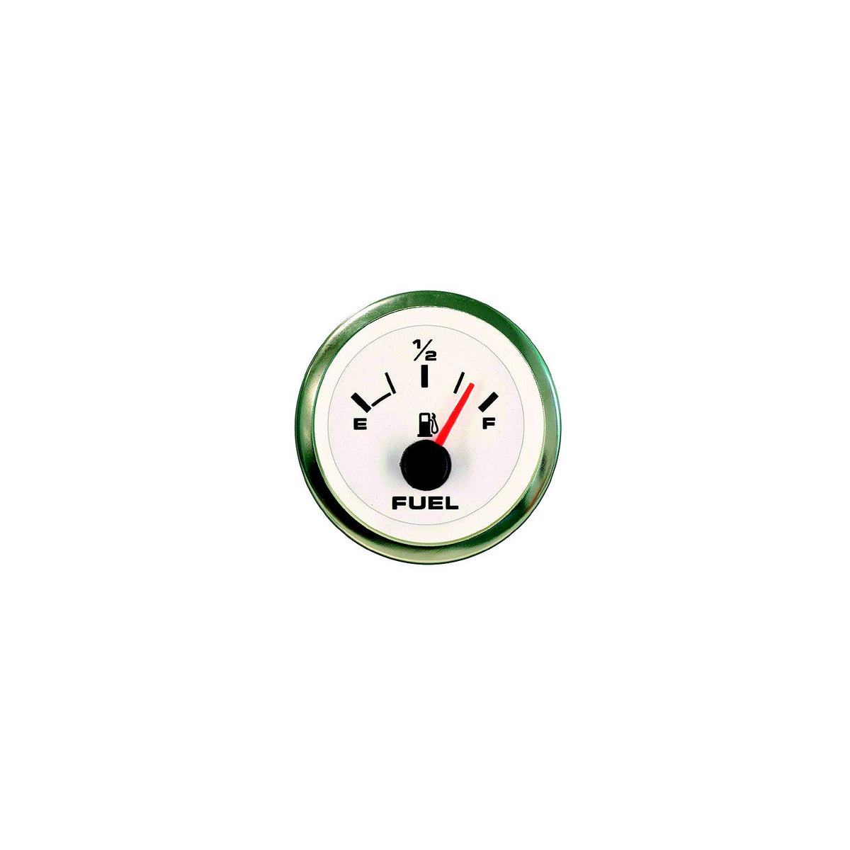 Sierra 62551P White Premier Pro Series 2" Stainless Steel Fuel Gauge & Requires "F" Sender Code Default Title -Modern Boat Sales & Service