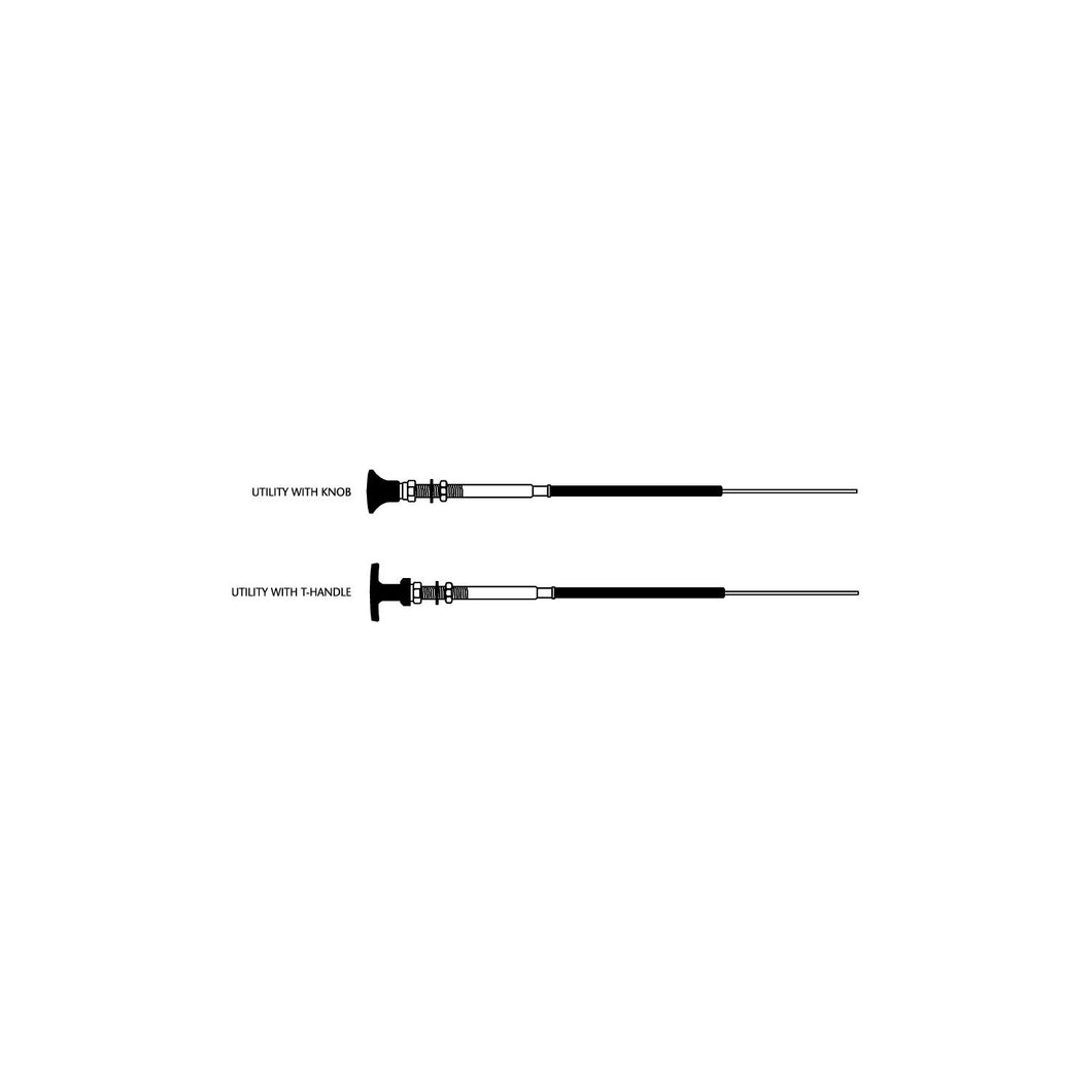 SeaStar Solutions 33LU Control Cablew/Knob/T-handle -Modern Boat Sales & Service