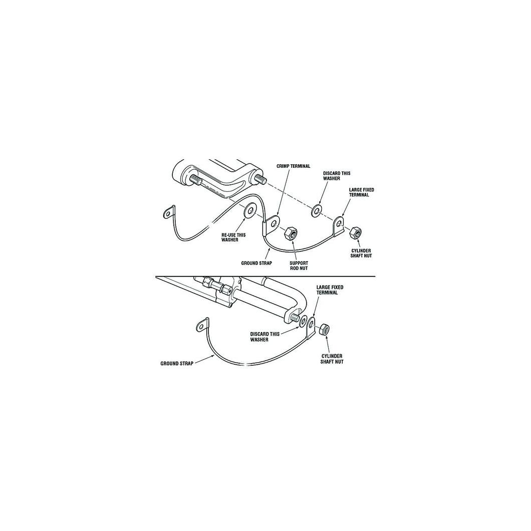 SeaStar HA5477 Grounding Strap for O/B Cylinder -Modern Boat Sales & Service