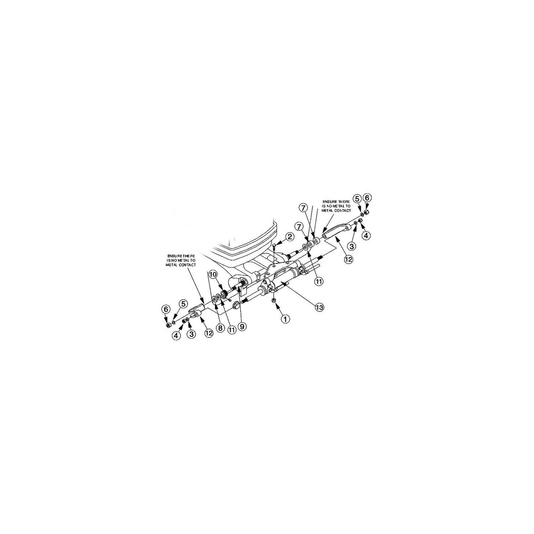 Dometic HC5345-3 Front Mount Outboard Cylinder Default Title -Modern Boat Sales & Service