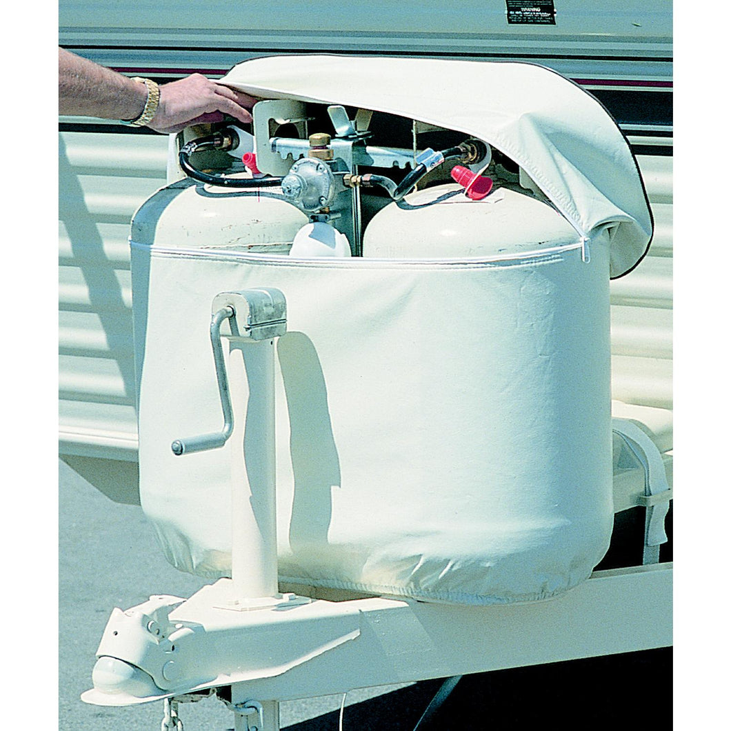 ADCO Single 20 Propane Tank Cover, Polar White -Modern Boat Sales & Service