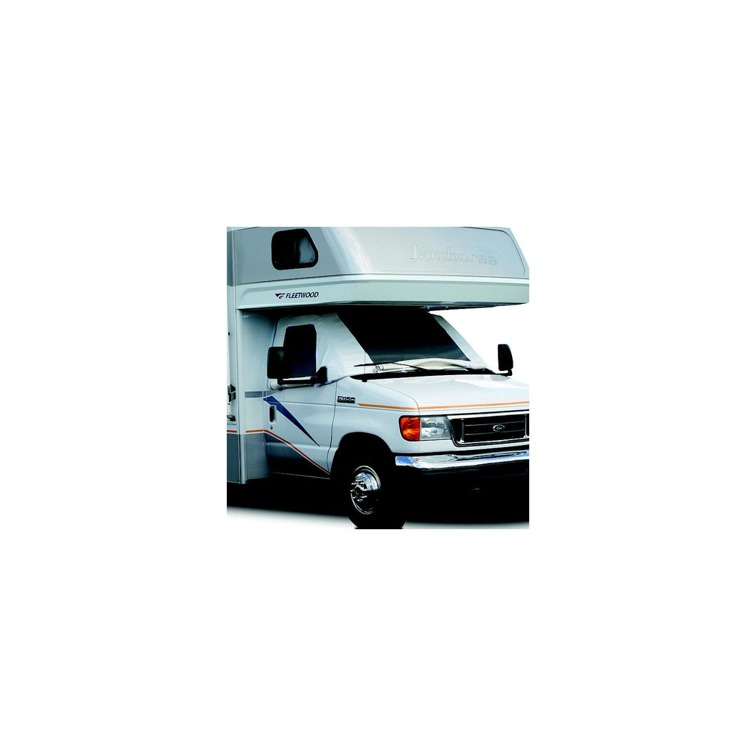 ADCO 2510 Class C Deluxe Windshield Cover With Roll-Up Windows For RV, White Default Title -Modern Boat Sales & Service