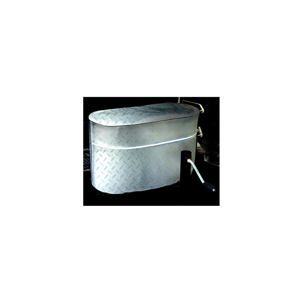 ADCO Double Vinyl Propane Tank Cover, Diamond Plated -Modern Boat Sales & Service