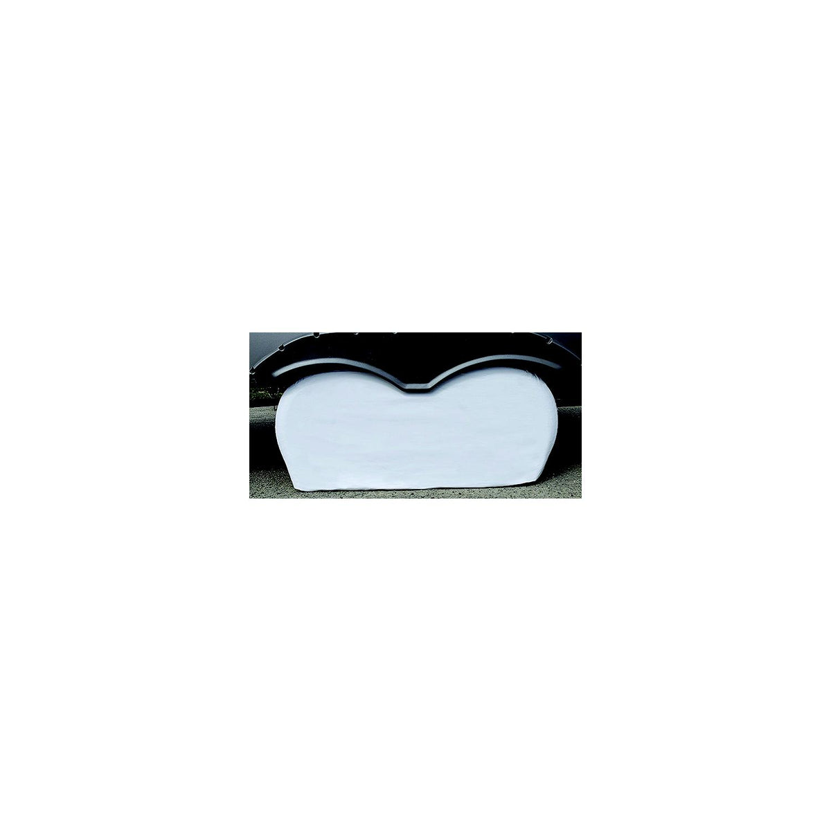 ADCO Double-Axle Tyre Gard, White (1 ea.) -Modern Boat Sales & Service