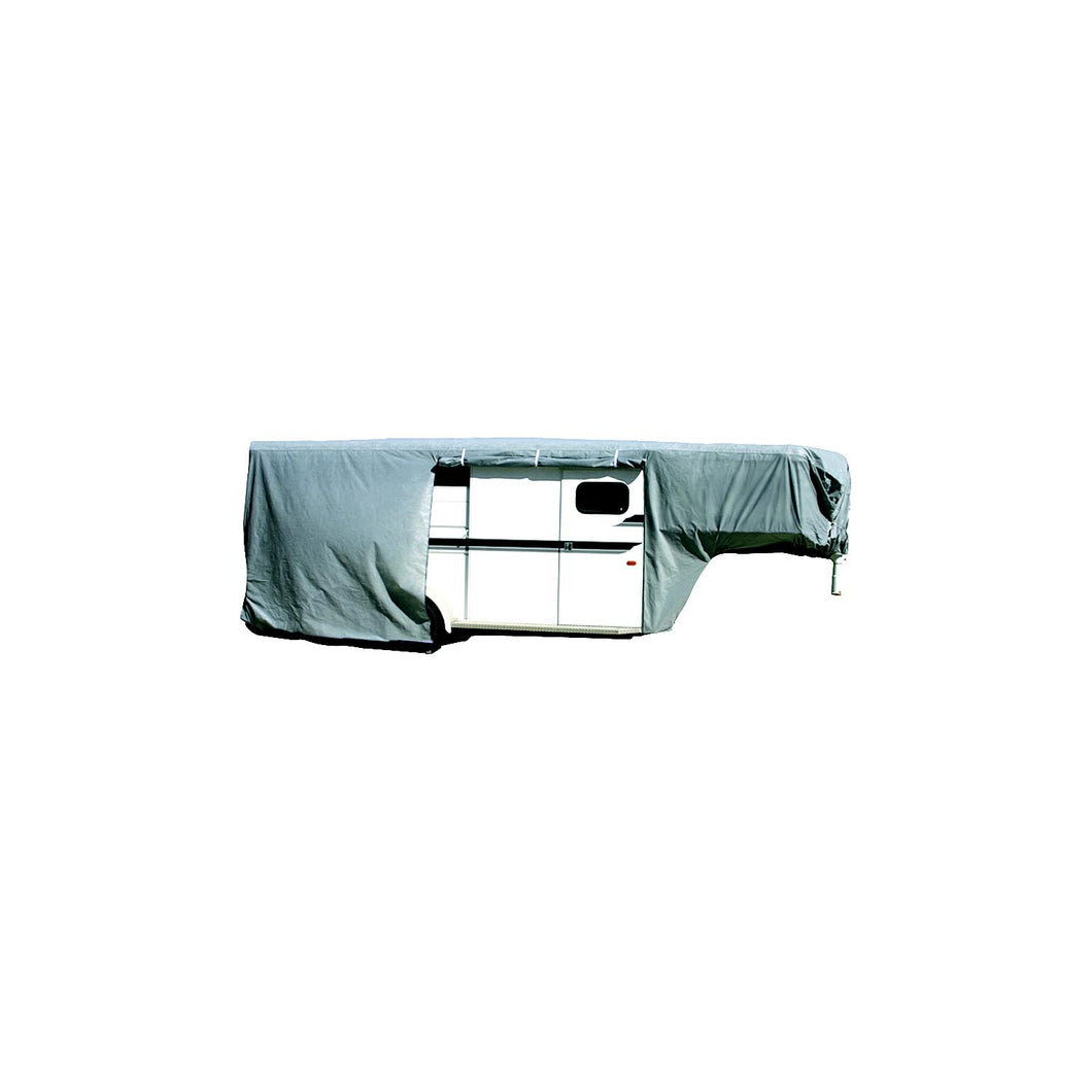 ADCO Gooseneck Horse Trailer Cover, Gray SFS Aquashed Top/Gray Polypropylene Sides -Modern Boat Sales & Service