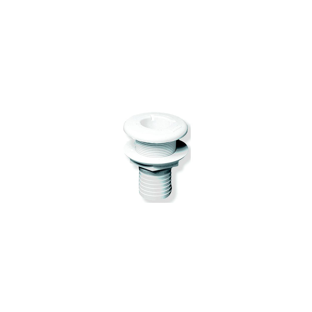 Forespar CF253 Marelon Hose Tailpipe Mushroom Head Thru Hull w/Nut, White -Modern Boat Sales & Service