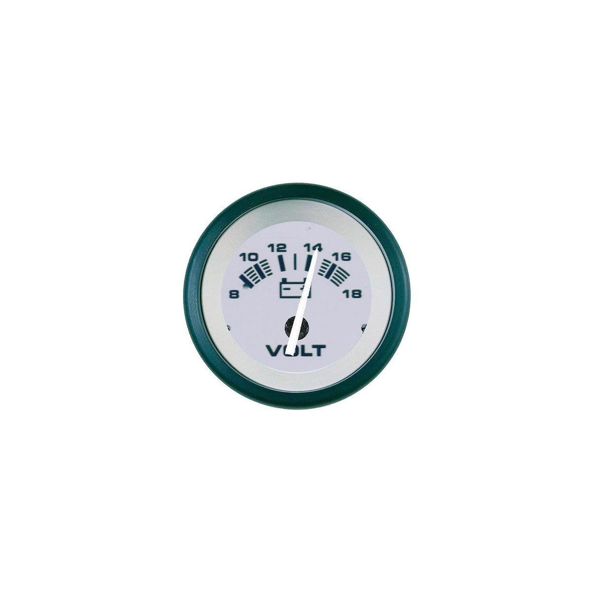 Sierra 61548P Driftwood Series 2" Black & Gray 8-18 VDC Dial Range Voltmeter Gauge -Modern Boat Sales & Service