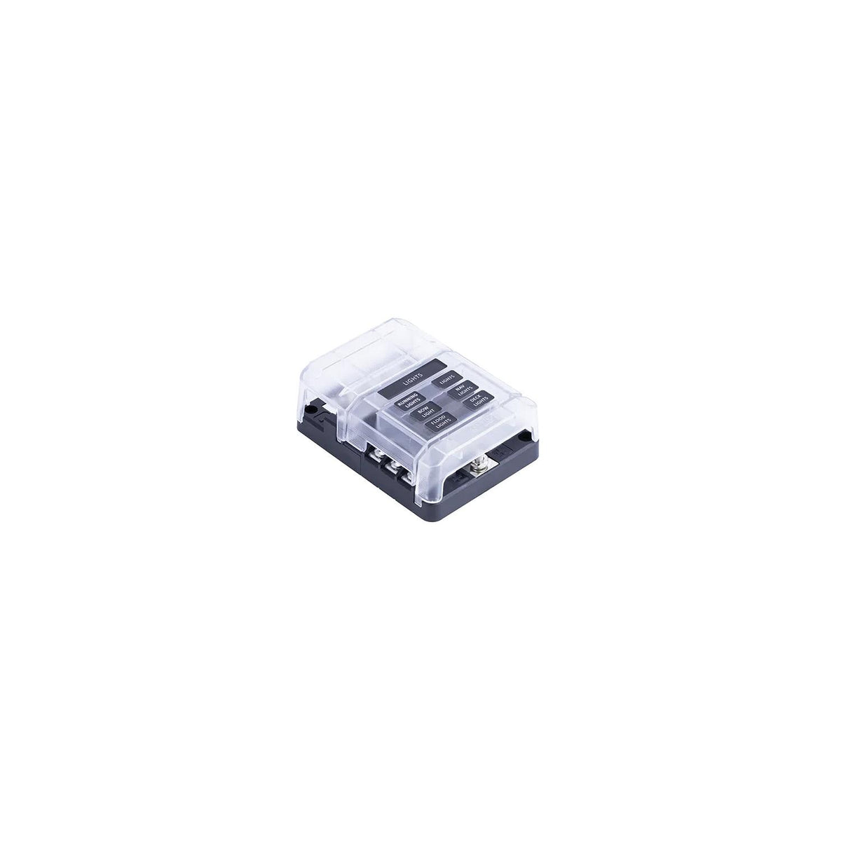 Sierra FS40830 408 Series Fuse Block W/bus Bar & Cover, 6-Gang -Modern Boat Sales & Service