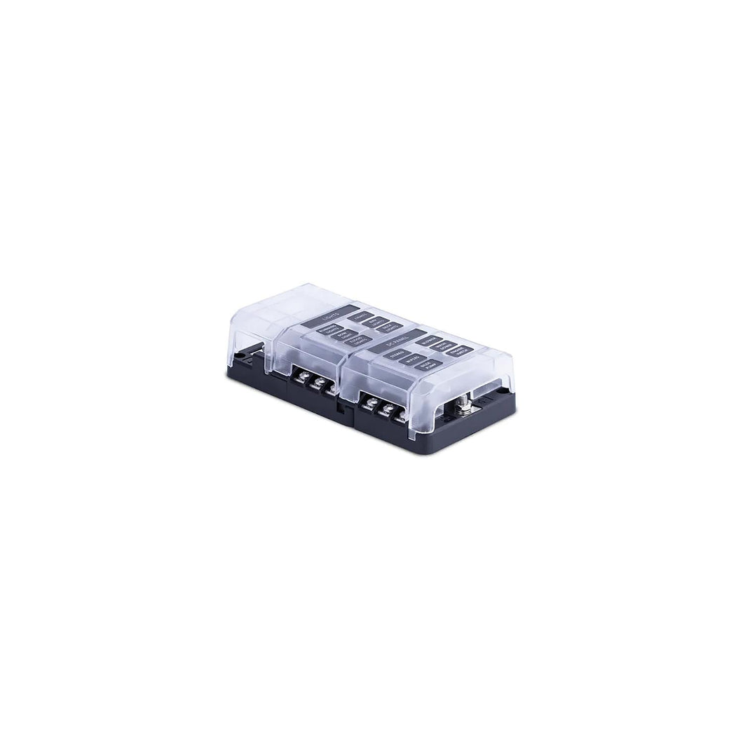 Sierra FS40840 408 Series Fuse Block W/bus Bar & Cover, 12-Gang -Modern Boat Sales & Service