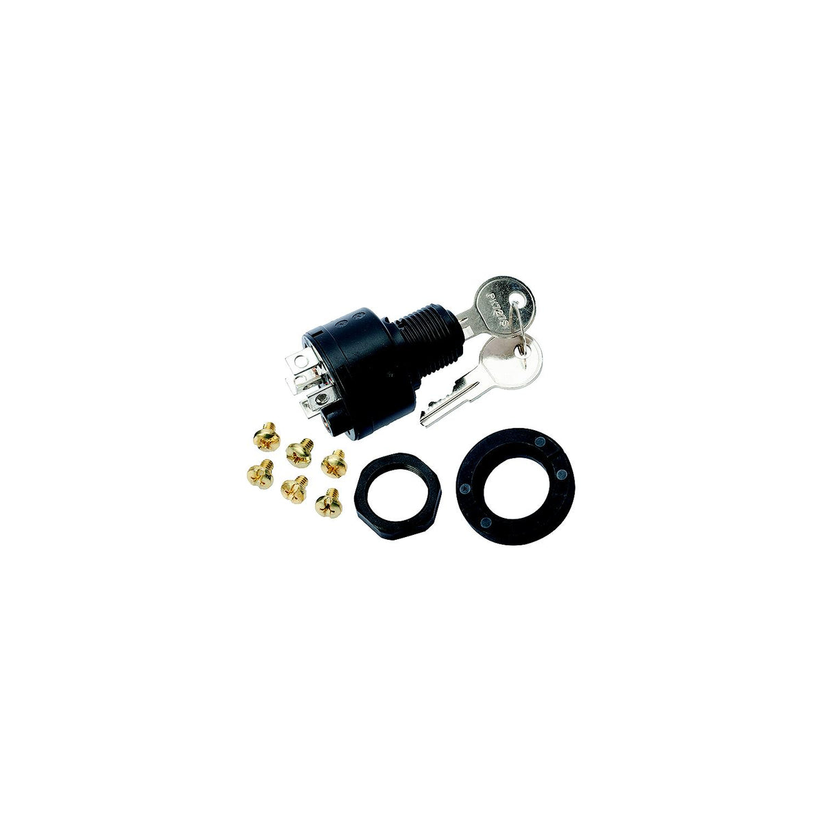 Sierra MP39760 Magneto 3 Position 5/8" Polyester 5 Screw 1 Boss Terminal 12V 15 Amp Ignition Starter Switch -Modern Boat Sales & Service
